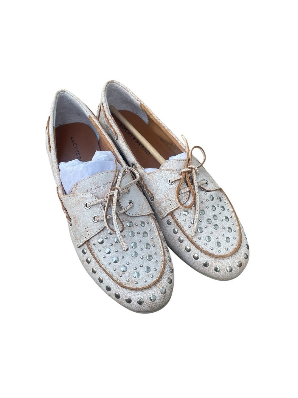 Lucky Brand Studded Loafer, Size 9, NIB